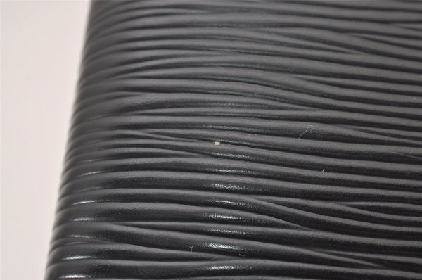 Authentic Louis Vuitton Epi Agenda GM Notebook Cover Black R20212 LV 3188I