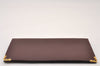 Authentic Cartier Must de Cartier Long Wallet Purse Leather Bordeaux Red 3189I