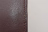 Authentic Cartier Must de Cartier Long Wallet Purse Leather Bordeaux Red 3189I