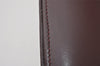 Authentic Cartier Must de Cartier Long Wallet Purse Leather Bordeaux Red 3189I