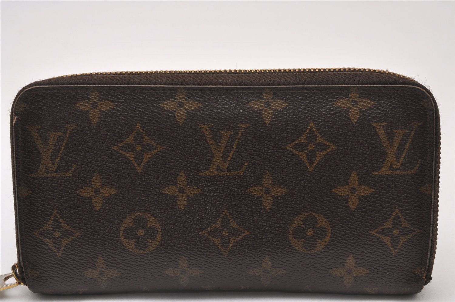 Authentic Louis Vuitton Monogram Zippy Long Wallet Purse M60017 LV 3190I