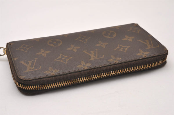 Authentic Louis Vuitton Monogram Zippy Long Wallet Purse M60017 LV 3190I