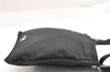 Authentic PRADA Nylon Tessuto Leather Shoulder Cross Body Bag Purse Black 3193I