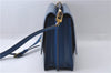 Authentic Louis Vuitton Epi Grenelle 2Way Shoulder Hnad Bag Blue M52365 LV 3195D