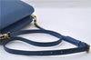 Authentic Louis Vuitton Epi Grenelle 2Way Shoulder Hnad Bag Blue M52365 LV 3195D