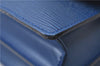 Authentic Louis Vuitton Epi Grenelle 2Way Shoulder Hnad Bag Blue M52365 LV 3195D