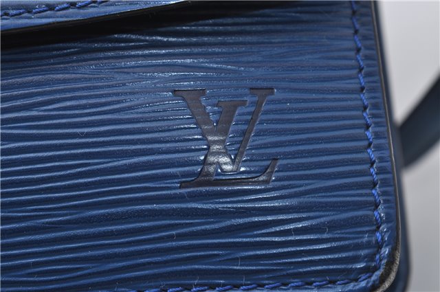 Authentic Louis Vuitton Epi Grenelle 2Way Shoulder Hnad Bag Blue M52365 LV 3195D
