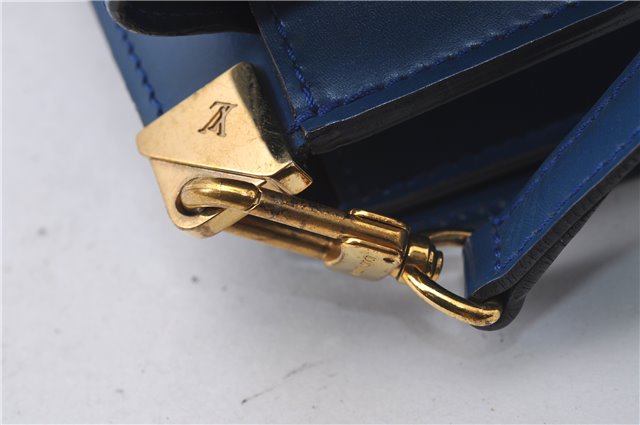 Authentic Louis Vuitton Epi Grenelle 2Way Shoulder Hnad Bag Blue M52365 LV 3195D