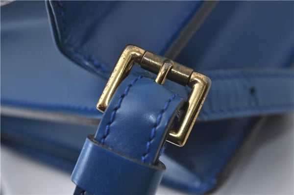 Authentic Louis Vuitton Epi Grenelle 2Way Shoulder Hnad Bag Blue M52365 LV 3195D