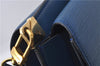 Authentic Louis Vuitton Epi Grenelle 2Way Shoulder Hnad Bag Blue M52365 LV 3195D