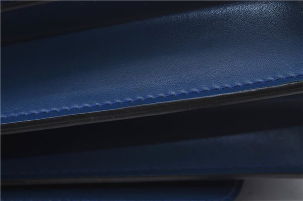 Authentic Louis Vuitton Epi Grenelle 2Way Shoulder Hnad Bag Blue M52365 LV 3195D