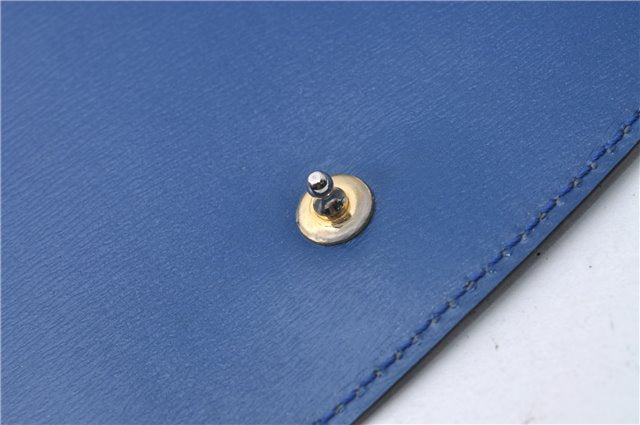Authentic Louis Vuitton Epi Grenelle 2Way Shoulder Hnad Bag Blue M52365 LV 3195D
