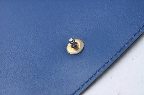 Authentic Louis Vuitton Epi Grenelle 2Way Shoulder Hnad Bag Blue M52365 LV 3195D