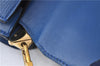 Authentic Louis Vuitton Epi Grenelle 2Way Shoulder Hnad Bag Blue M52365 LV 3195D