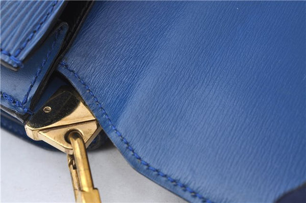 Authentic Louis Vuitton Epi Grenelle 2Way Shoulder Hnad Bag Blue M52365 LV 3195D