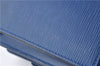 Authentic Louis Vuitton Epi Grenelle 2Way Shoulder Hnad Bag Blue M52365 LV 3195D