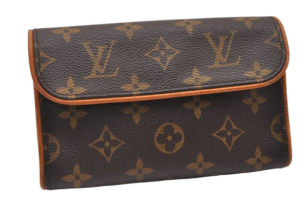 Auth Louis Vuitton Monogram Pochette Florentine Waist Bag M51855 LV Junk 3195I