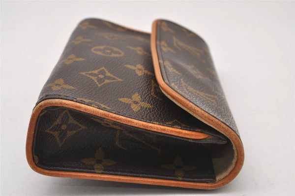 Auth Louis Vuitton Monogram Pochette Florentine Waist Bag M51855 LV Junk 3195I