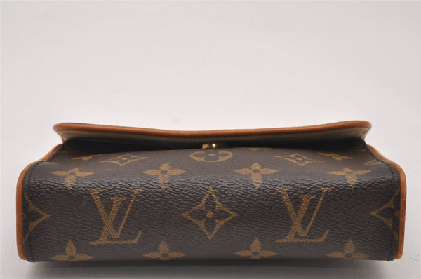 Auth Louis Vuitton Monogram Pochette Florentine Waist Bag M51855 LV Junk 3195I