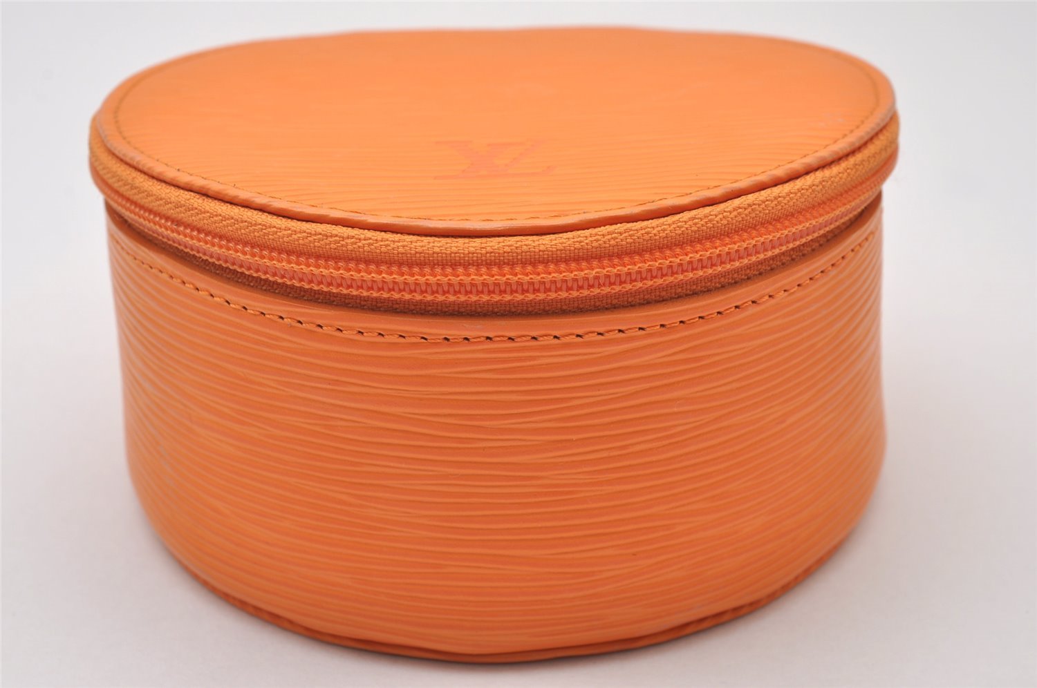 Authentic Louis Vuitton Epi Ecrin Bijoux 12 Jewelry Case Orange LV 3196I