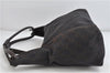 Authentic GUCCI Shoulder Hand Bag GG Canvas Leather 101333 Brown 3197D