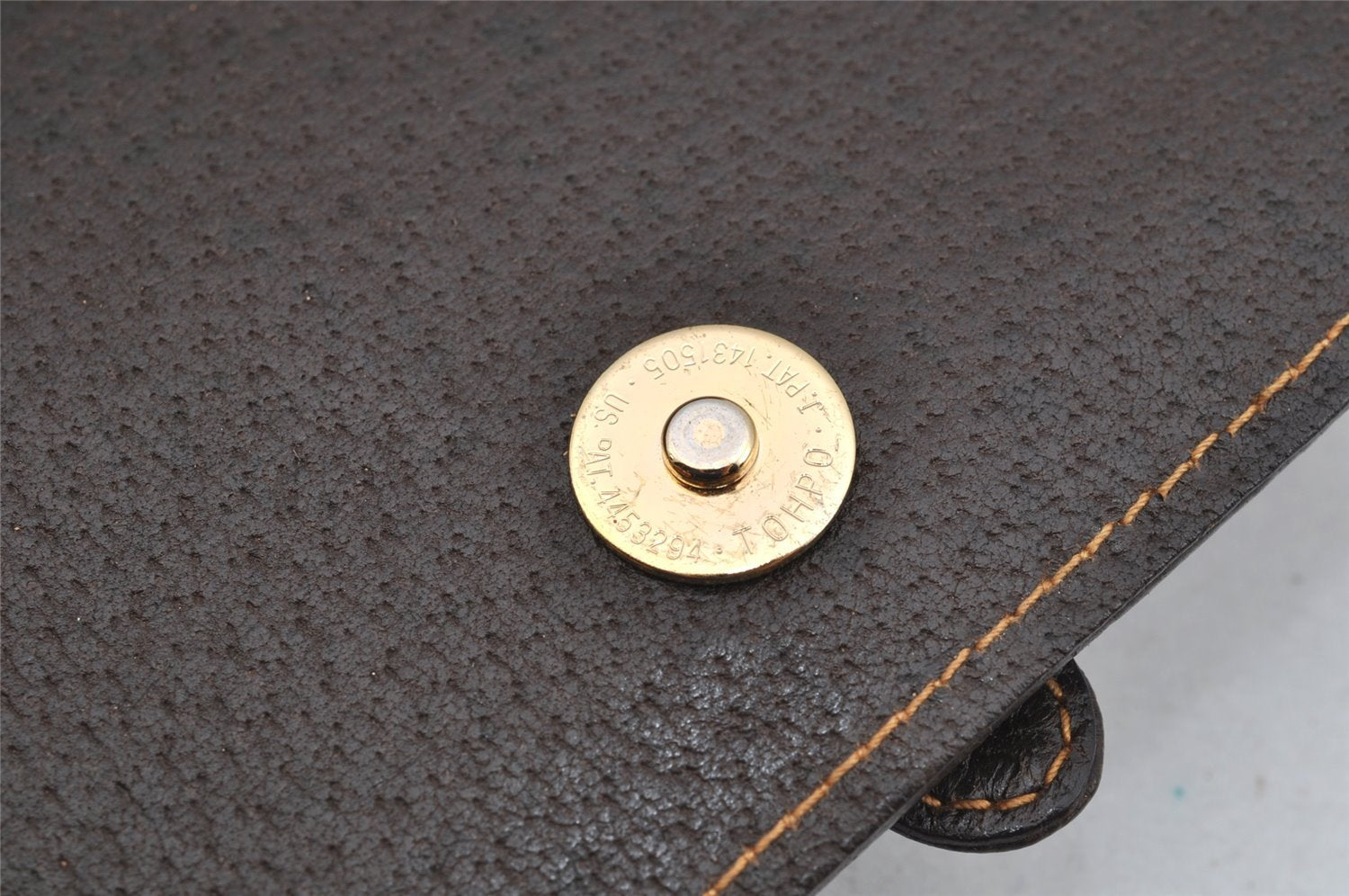 Authentic GUCCI 2Way Shoulder Clutch Bag Purse GG PVC Leather Brown 3197I