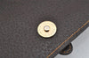 Authentic GUCCI 2Way Shoulder Clutch Bag Purse GG PVC Leather Brown 3197I