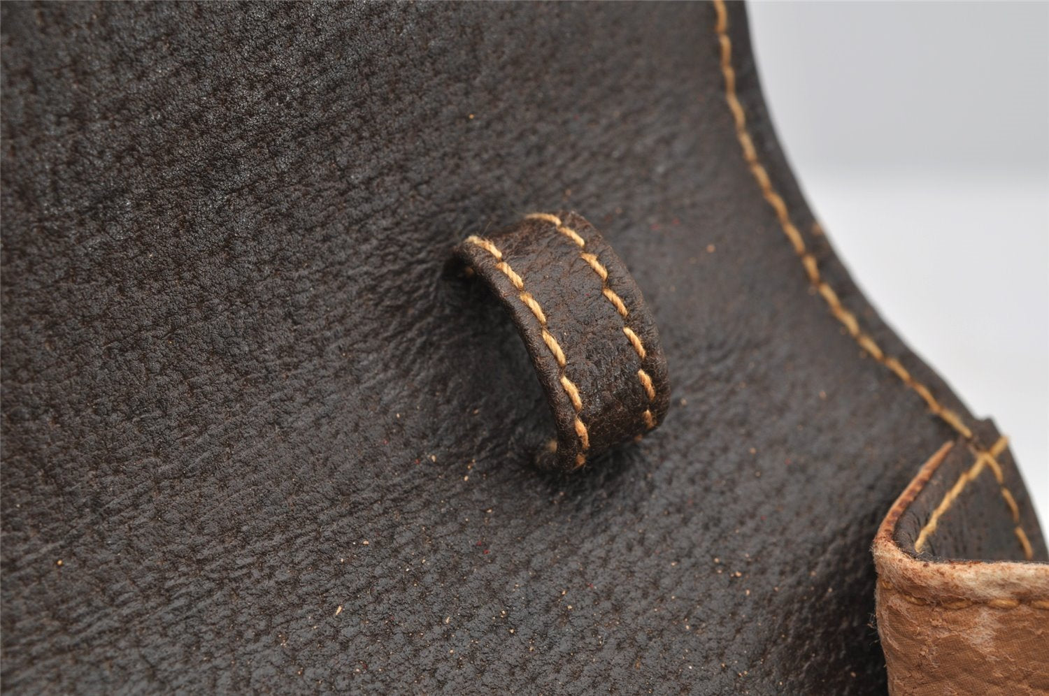 Authentic GUCCI 2Way Shoulder Clutch Bag Purse GG PVC Leather Brown 3197I