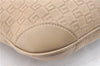 Authentic GUCCI Shoulder Hand Bag Purse Suede Leather 0014158 Beige 3198D