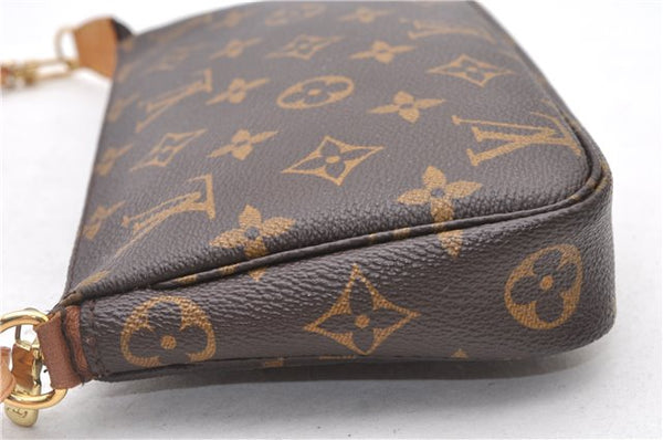 Authentic Louis Vuitton Monogram Pochette Accessoires Pouch M51980 LV 3198F
