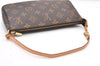 Authentic Louis Vuitton Monogram Pochette Accessoires Pouch M51980 LV 3198F