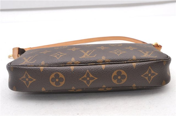 Authentic Louis Vuitton Monogram Pochette Accessoires Pouch M51980 LV 3198F