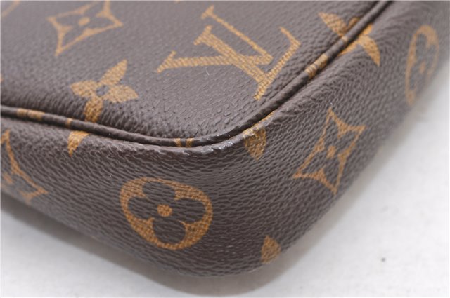 Authentic Louis Vuitton Monogram Pochette Accessoires Pouch M51980 LV 3198F