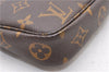 Authentic Louis Vuitton Monogram Pochette Accessoires Pouch M51980 LV 3198F