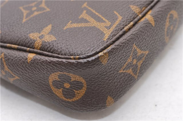 Authentic Louis Vuitton Monogram Pochette Accessoires Pouch M51980 LV 3198F