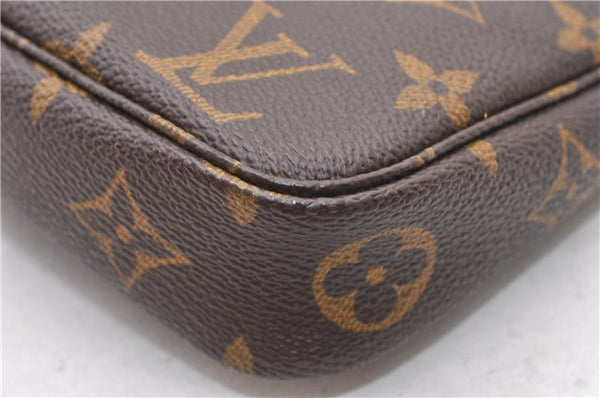 Authentic Louis Vuitton Monogram Pochette Accessoires Pouch M51980 LV 3198F