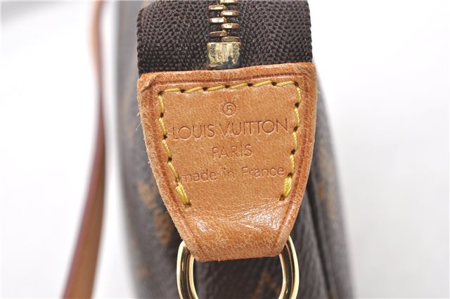 Authentic Louis Vuitton Monogram Pochette Accessoires Pouch M51980 LV 3198F