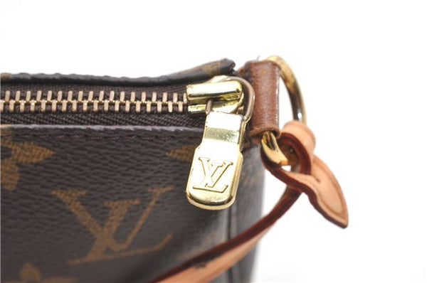 Authentic Louis Vuitton Monogram Pochette Accessoires Pouch M51980 LV 3198F