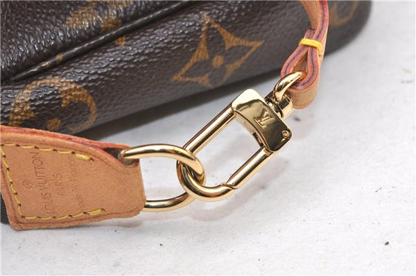 Authentic Louis Vuitton Monogram Pochette Accessoires Pouch M51980 LV 3198F