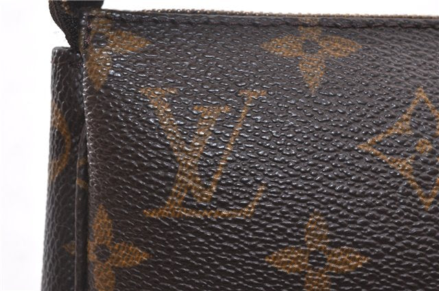 Authentic Louis Vuitton Monogram Pochette Accessoires Pouch M51980 LV 3198F