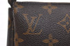 Authentic Louis Vuitton Monogram Pochette Accessoires Pouch M51980 LV 3198F
