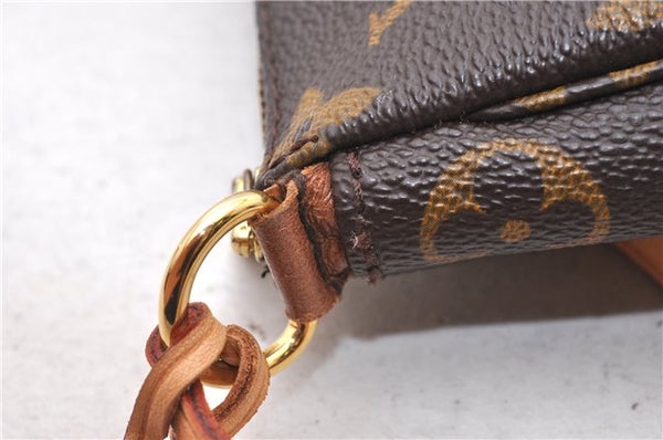 Authentic Louis Vuitton Monogram Pochette Accessoires Pouch M51980 LV 3198F