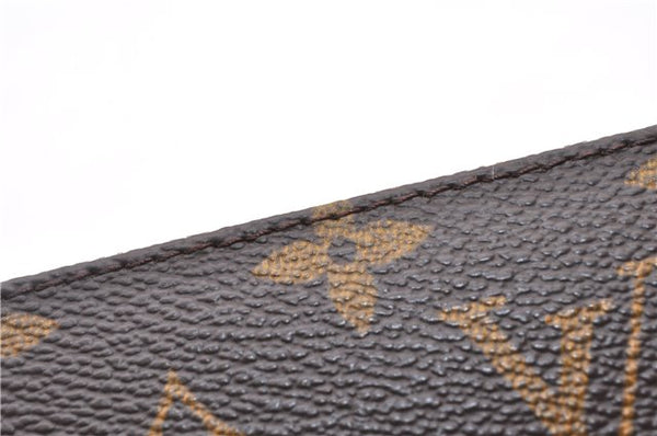 Authentic Louis Vuitton Monogram Pochette Accessoires Pouch M51980 LV 3198F