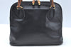 Authentic GUCCI Bamboo 2Way Shoulder Hand Bag Purse Leather Black Junk 3198G