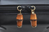 Authentic GUCCI Bamboo 2Way Shoulder Hand Bag Purse Leather Black Junk 3198G