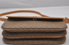 Authentic GUCCI Micro GG PVC Leather Shoulder Cross Body Bag Brown Junk 3198I