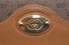 Authentic GUCCI Micro GG PVC Leather Shoulder Cross Body Bag Brown Junk 3198I
