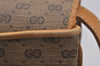 Authentic GUCCI Micro GG PVC Leather Shoulder Cross Body Bag Brown Junk 3198I