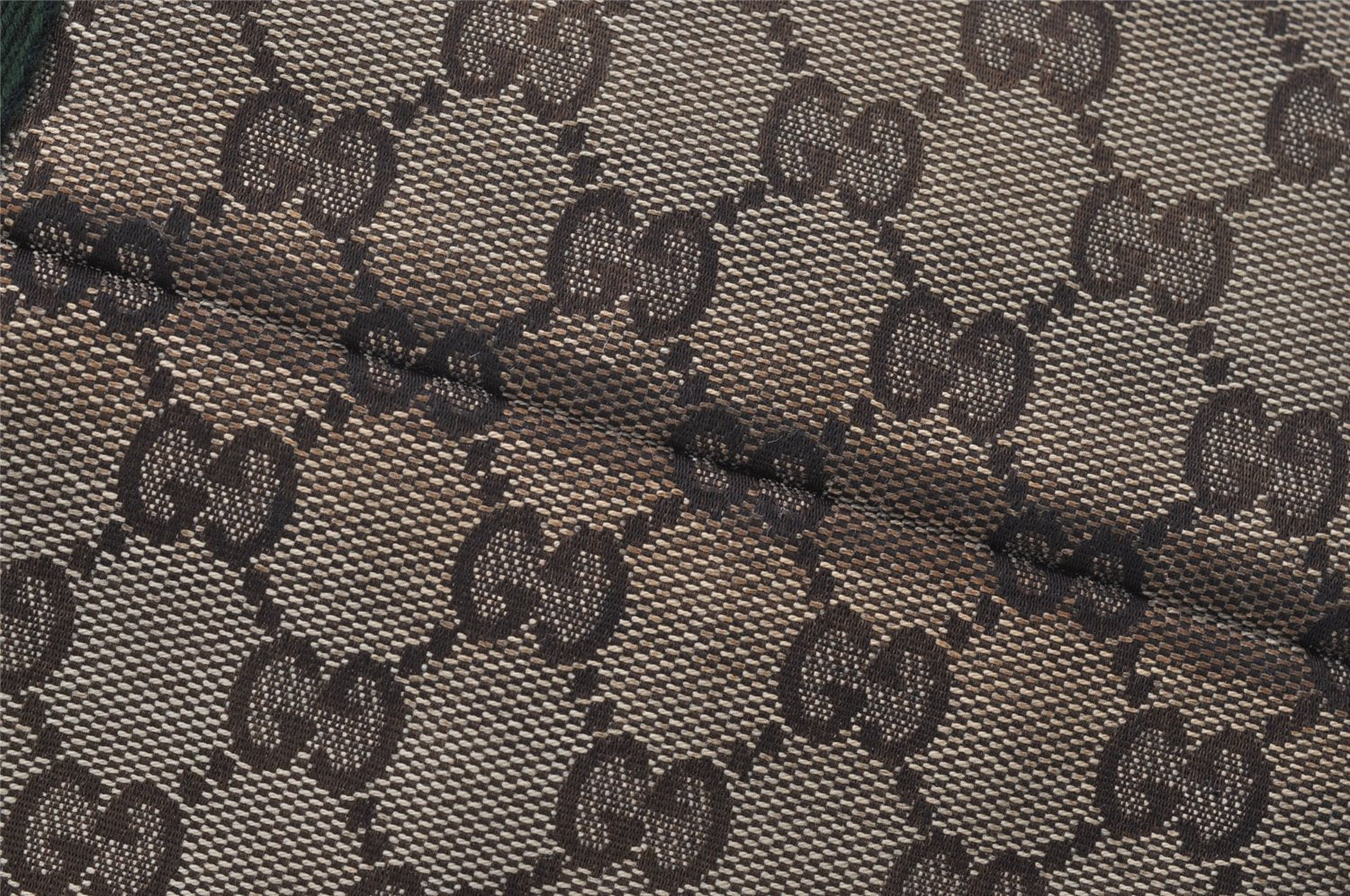 Authentic GUCCI Web Sherry Line Tote Bag GG Canvas Leather 139260 Brown 3200I