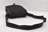 Authentic PRADA Nylon Tessuto Saffiano Leather Shoulder Cross Bag Black 3202I